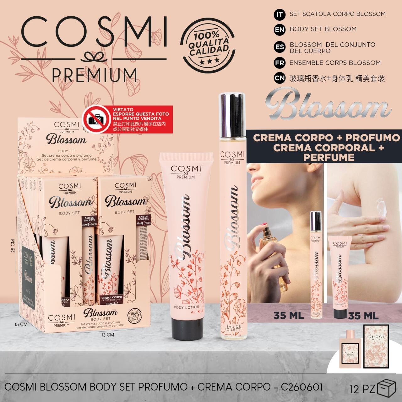 SET BLOSSOM 35+35ML COSMI – Belleza, hidratación y aroma floral en un solo gesto